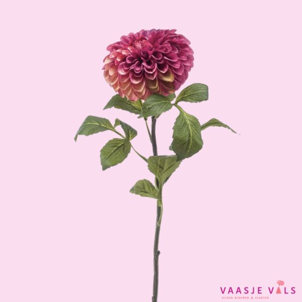 Dahlia Pompon Roze 74cm