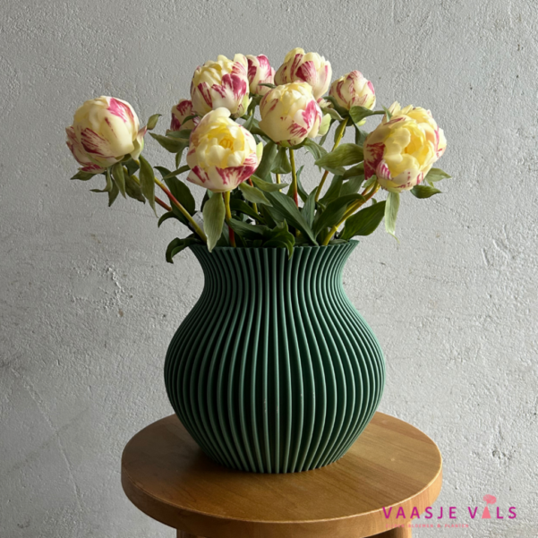 Bos van 3 Pioenen Creme 48cm (S)